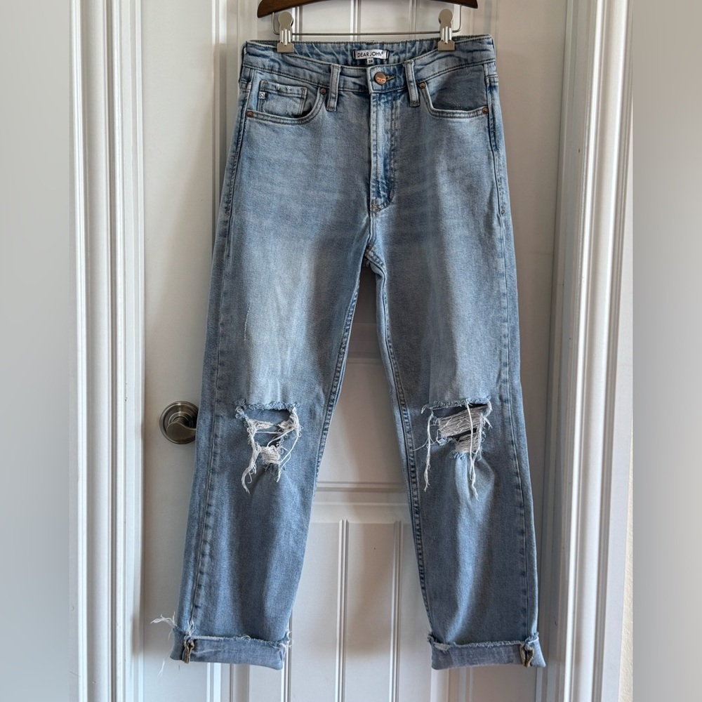 Dear John Faded Blue Denim Jeans